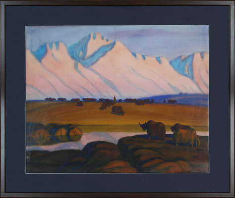 Рогачёв Владимир Григорьевич. На Алтае. Пастбище